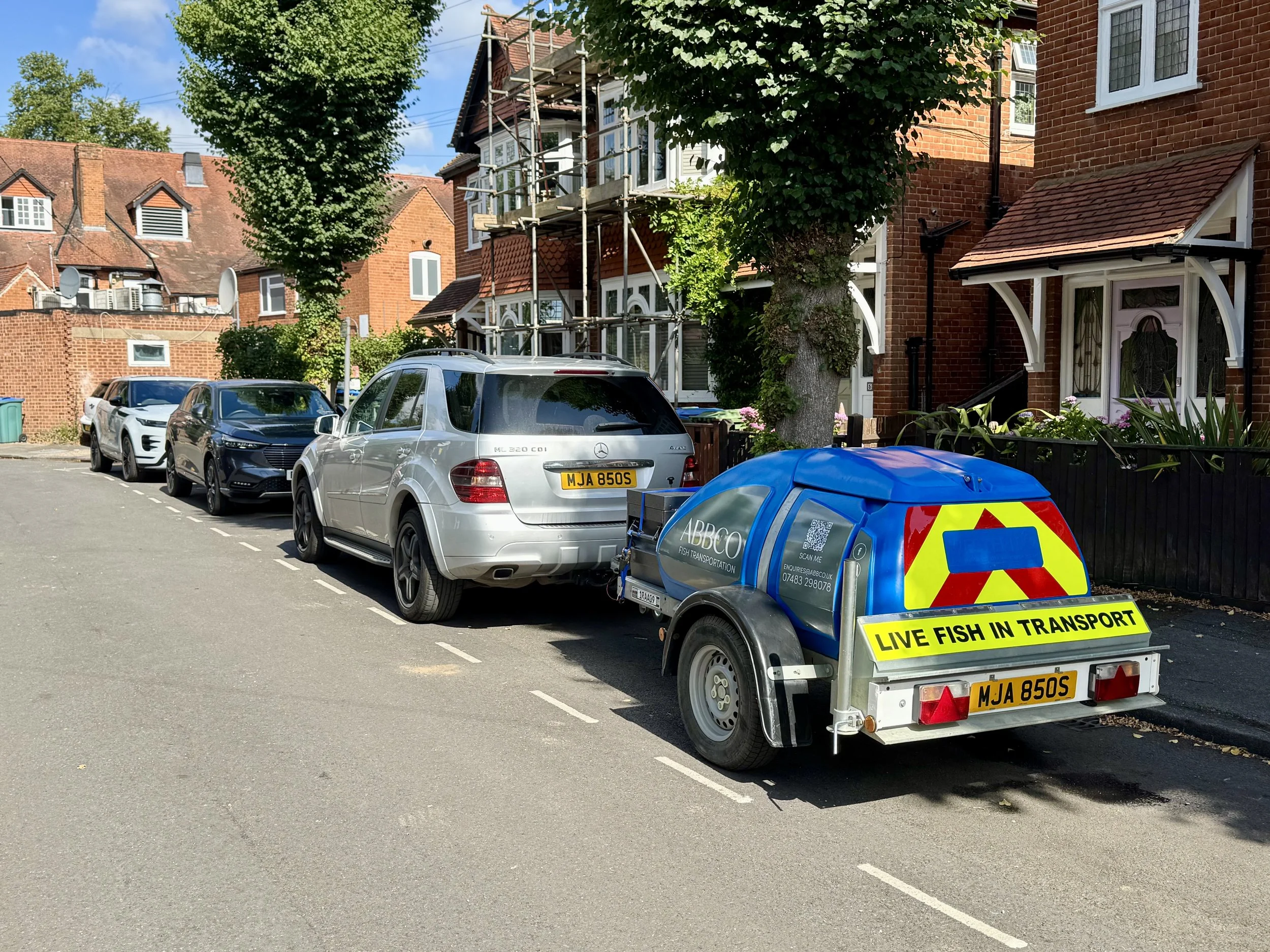 Expert Live Fish Transport: 425-Mile Goldfish Relocation from Weybridge to Dunbar
