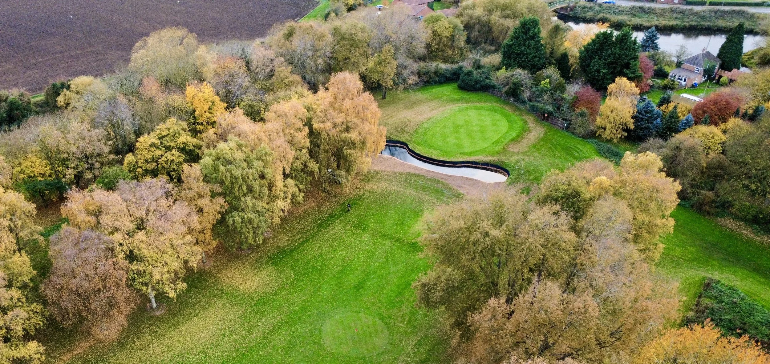 Boston Golf Course – Creating a Signature Pond Before the 10th Green