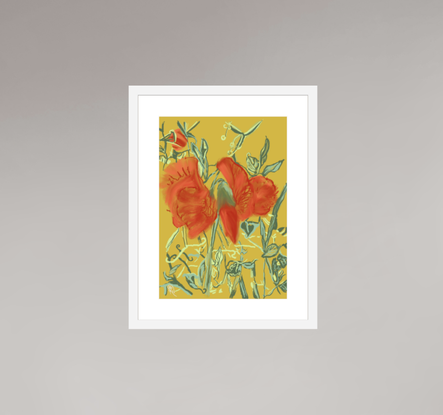 Midday's Expanding — Original Glimmer Series 2026 | Kerrie Neale | Light held in botanical prints