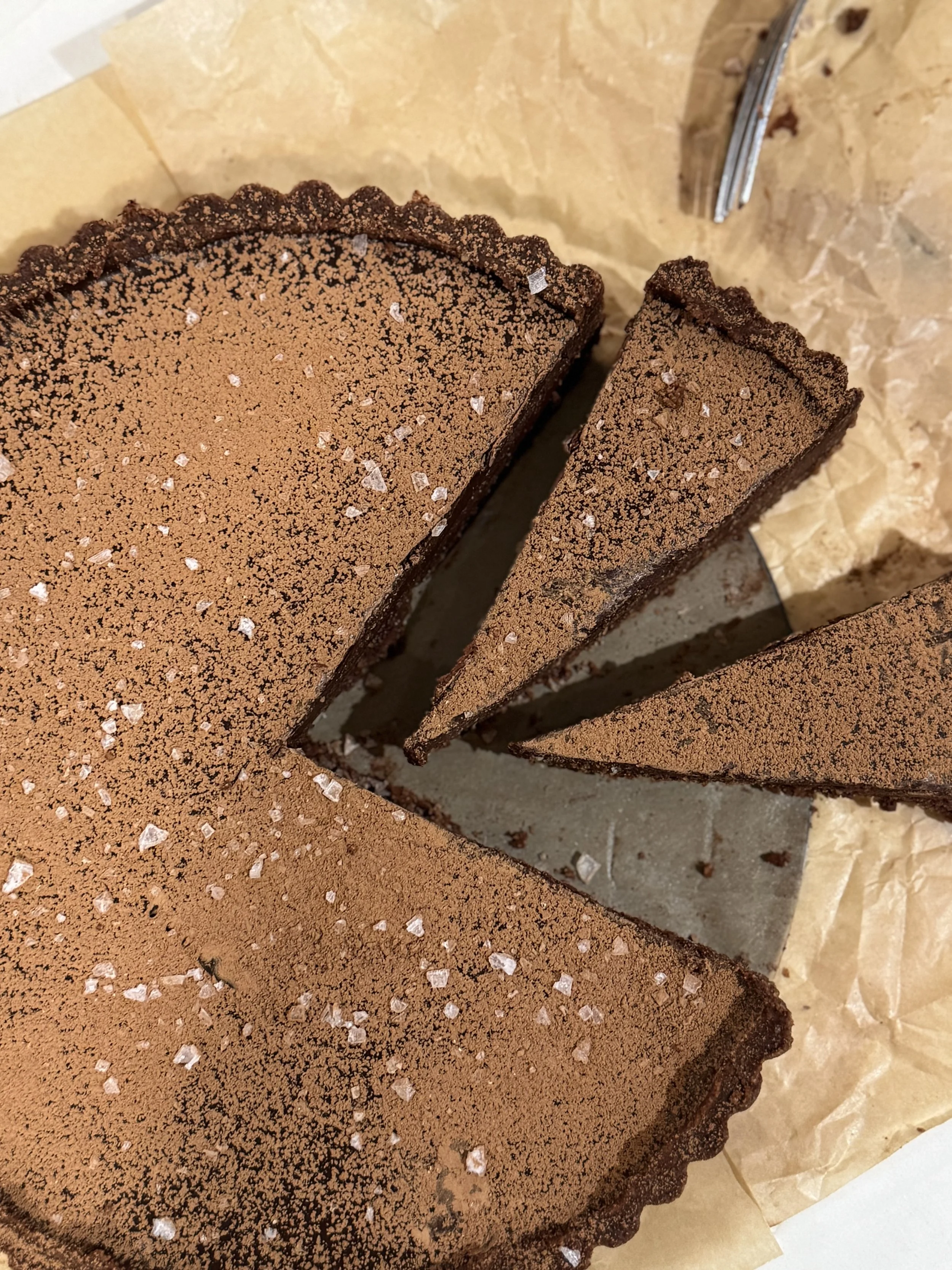 THE BEST FUDGE TART - PARVE