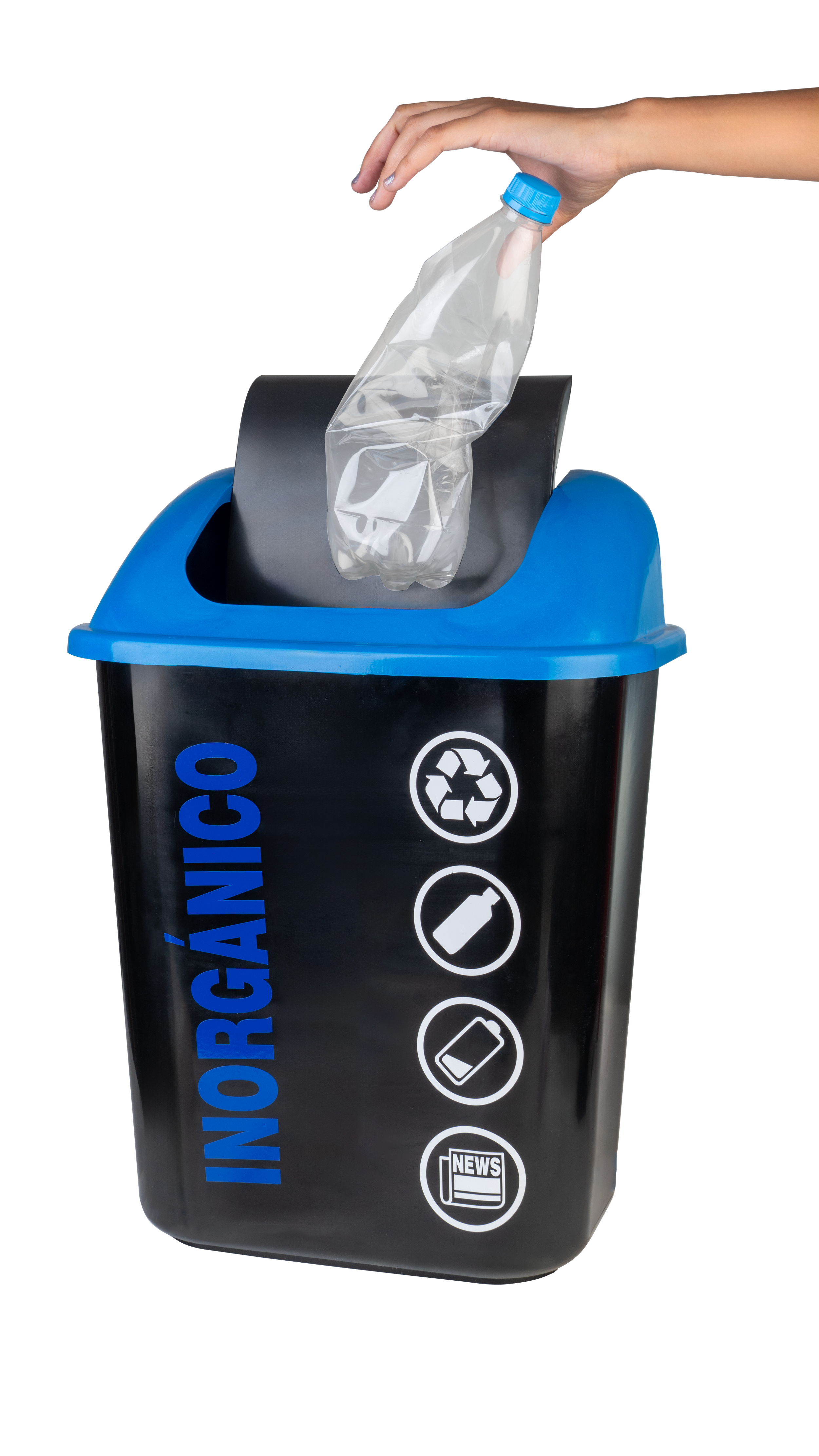 Cesto con balancín ecológico 24lts