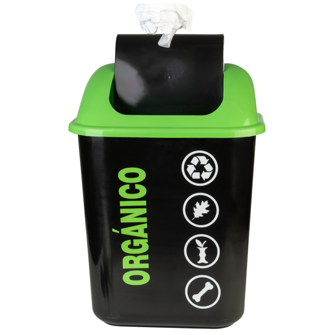 Cesto con balancín ecológico 24lts