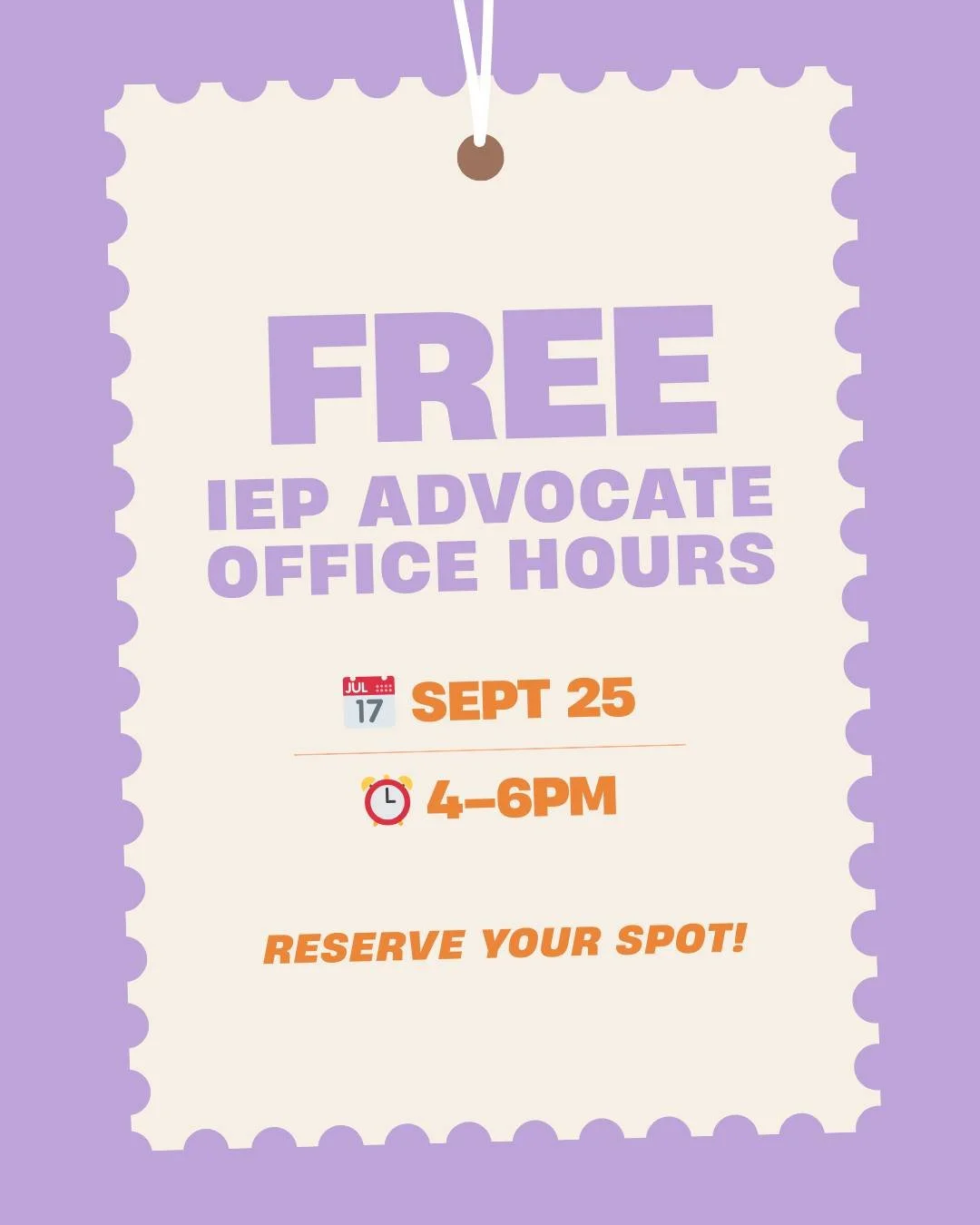 Have IEP questions? 🎒 

Book a free 20-min virtual consultation with Katy from @mdbeacon on Sept 25. 

Limited spots &mdash; grab yours now! #linkinbio to register!