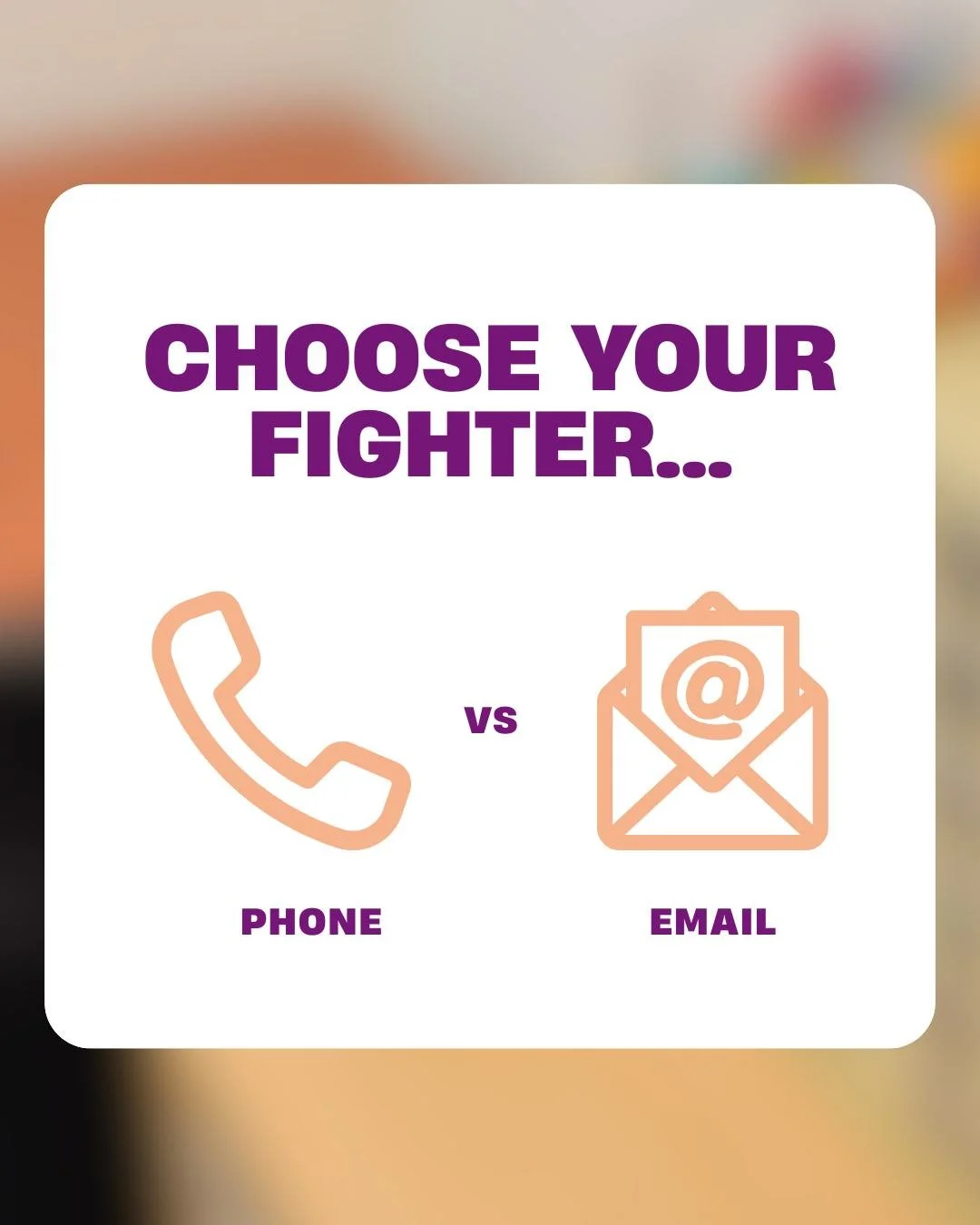 We love you. We really do.

But if you&rsquo;ve called us and heard crickets, it&rsquo;s because we&rsquo;re mid‑session helping someone find their voice!

Email is the FASTEST way to reach us or shoot us a DM. ❤️
