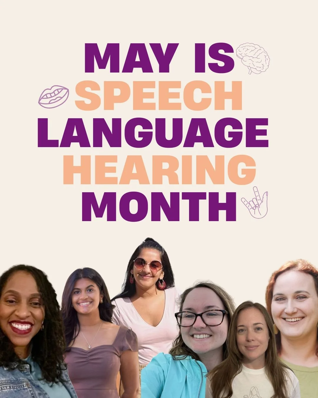 Happy National Speech-Language-Hearing Month! 👄💬🧠

This month, we're celebrating the incredible people who make Charm City Speech what it is. 

Our clinicians, students, advocates, and support staff who show up every single day for the families we
