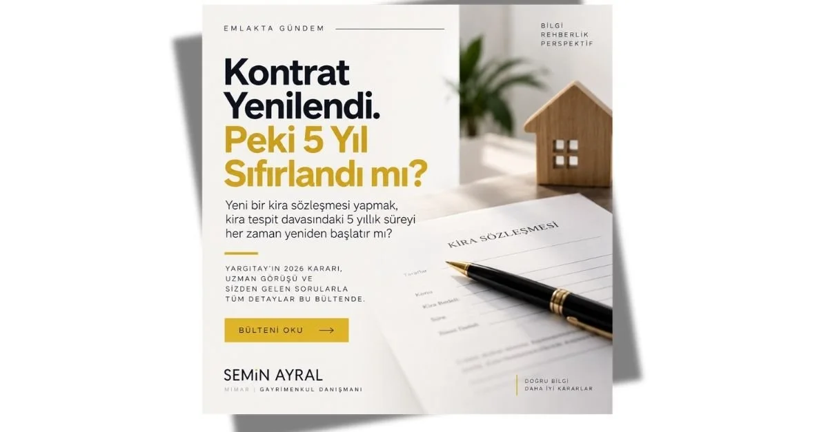 Kontrat Yenilendi. Peki 5 Yıl Sıfırlandı mı?