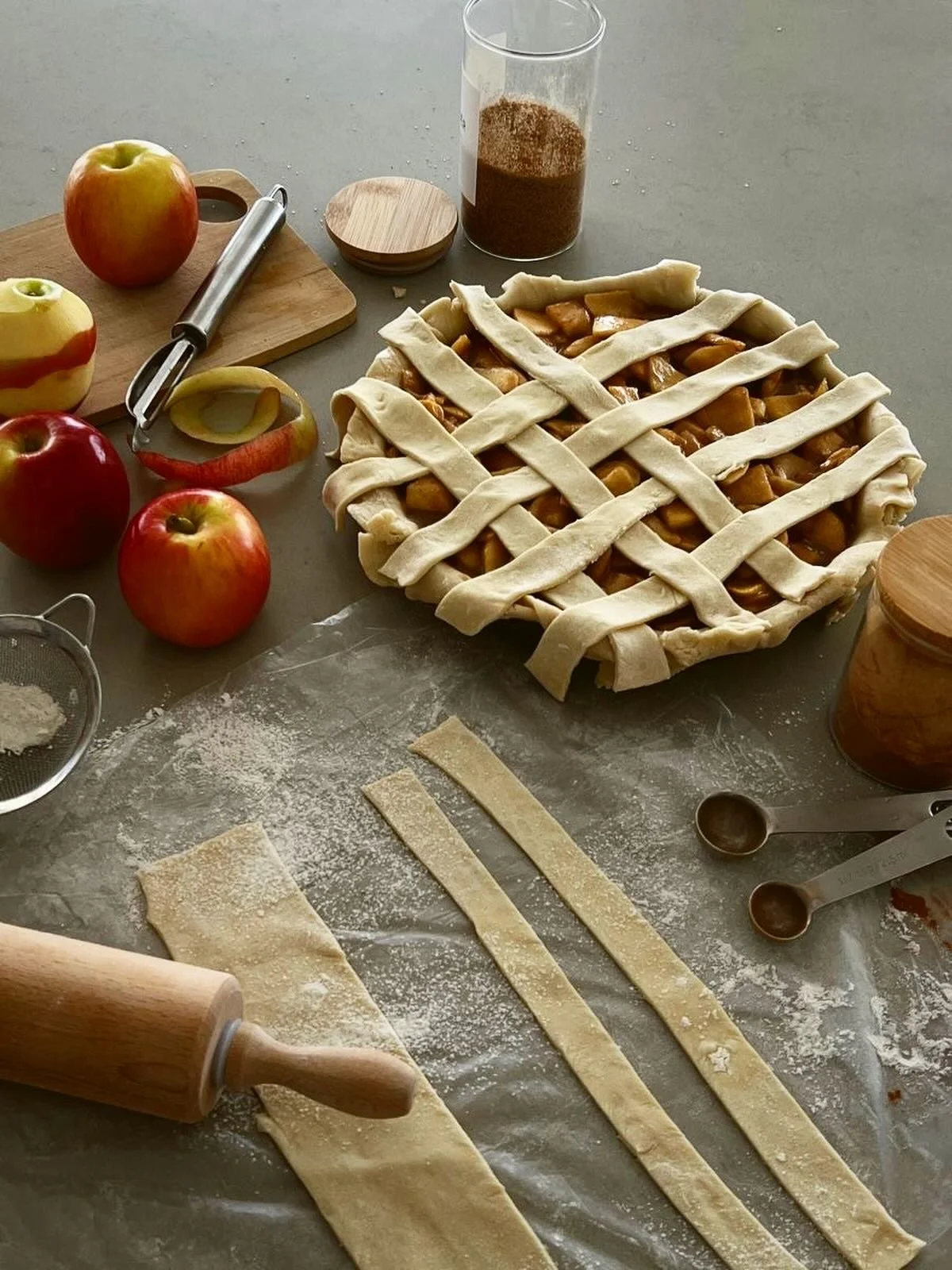 It&rsquo;s pie season! Be sure to pop in and get your apples to make the best apple pie! Our favorite recipe? 

Vanilla Bourbon Apple Pie! 🥧 

Ingredients

For the crust:
	&bull;	2 &frac12; cups all-purpose flour
	&bull;	1 tbsp sugar
	&bull;	1 tsp s