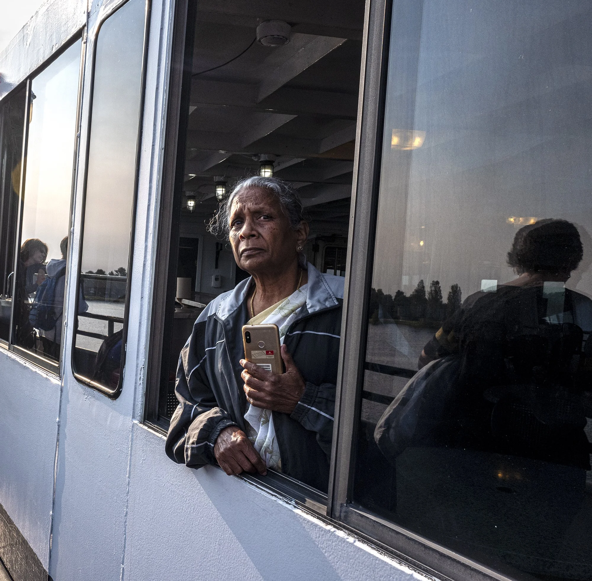Passenger on the S.S. Badger ferry. Ludington, Michigan. 2019.