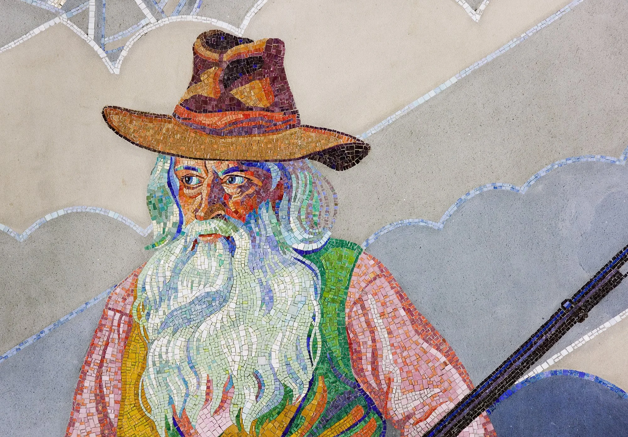 Winold Reiss mural subject, Union Terminal Rotunda, West End. 2005.