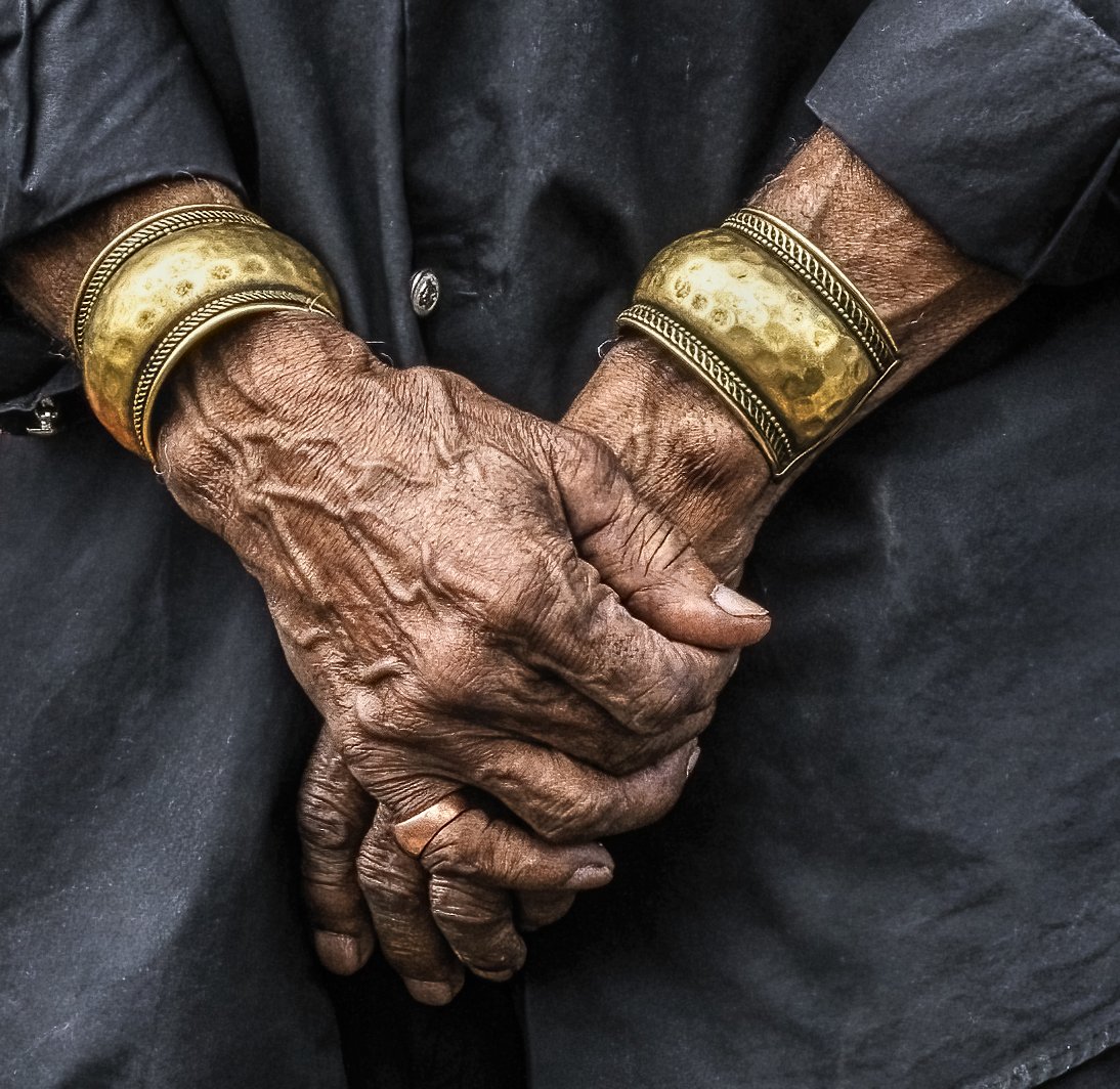 The hands of Dr. Charles Smith. Hammond, Louisiana. 2023.