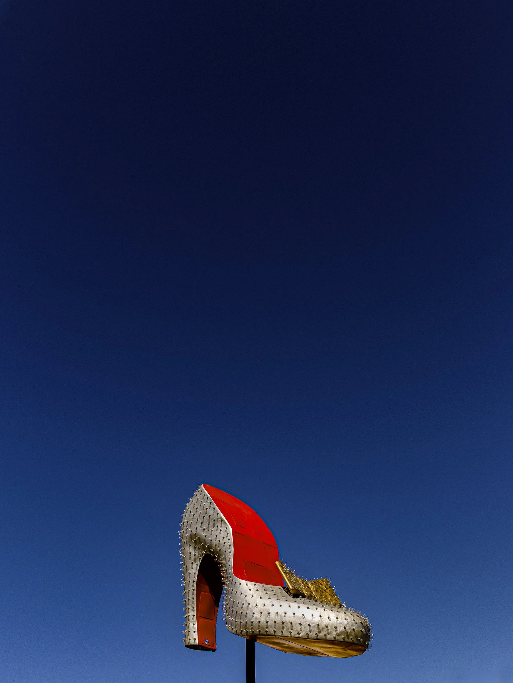 Silver Slipper sign from the former Silver Slipper Casino. Las Vegas, Nevada. 2012.