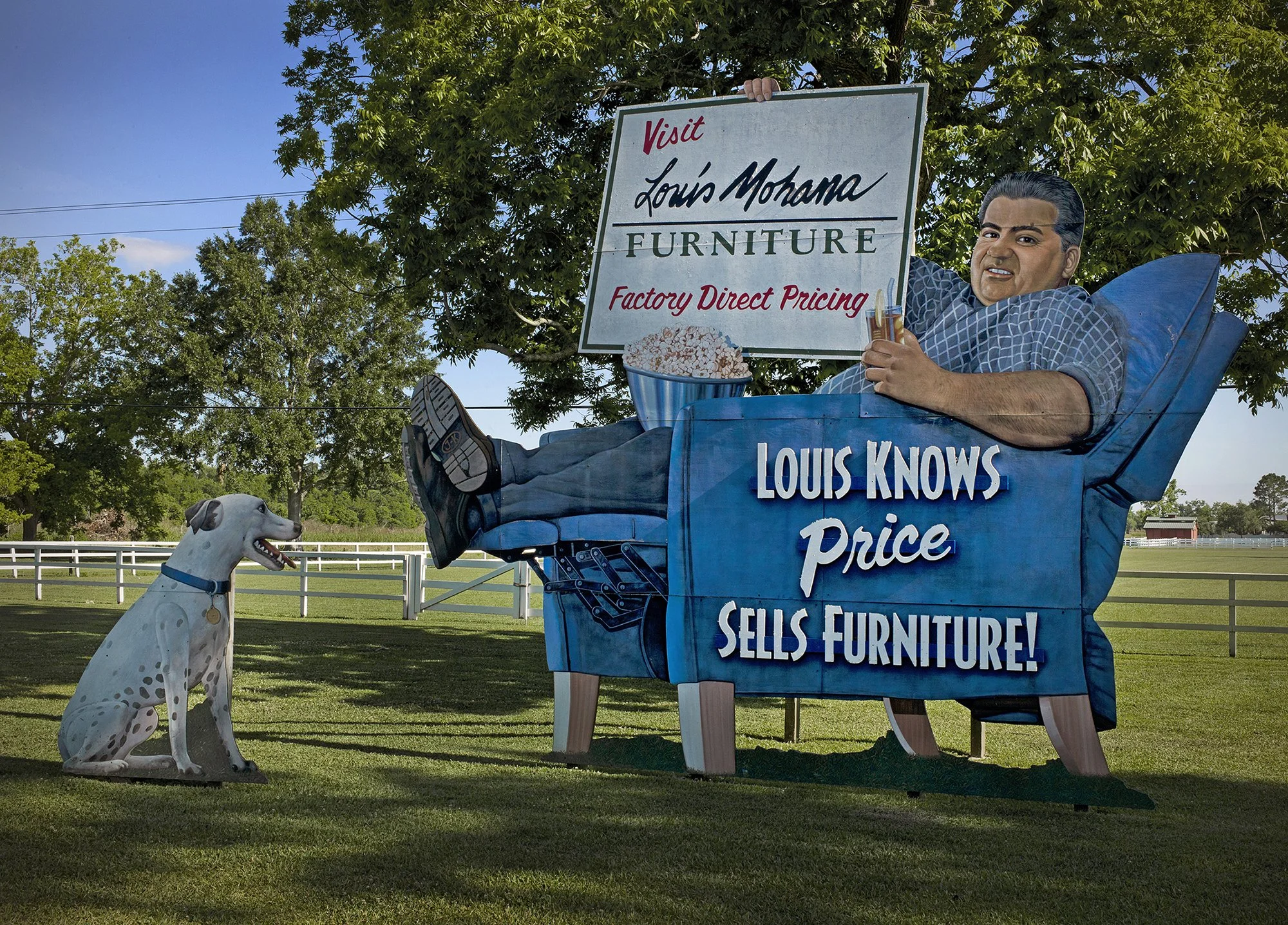 Furniture store sign. Bourg, Louisiana. 2012.