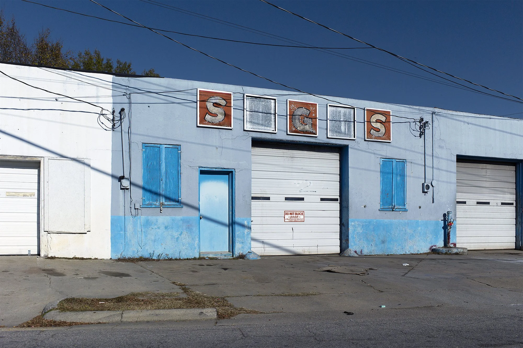 Defunct sign company. Wilson, North Carolina. 2012.