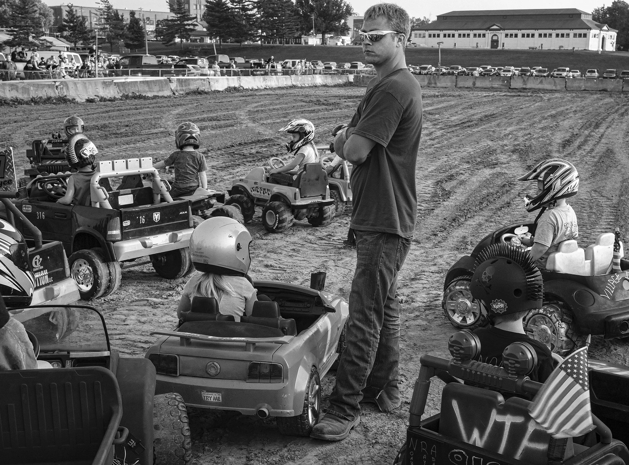 Children’s Demolition Derby, Carthage Fairgrounds. 2014.