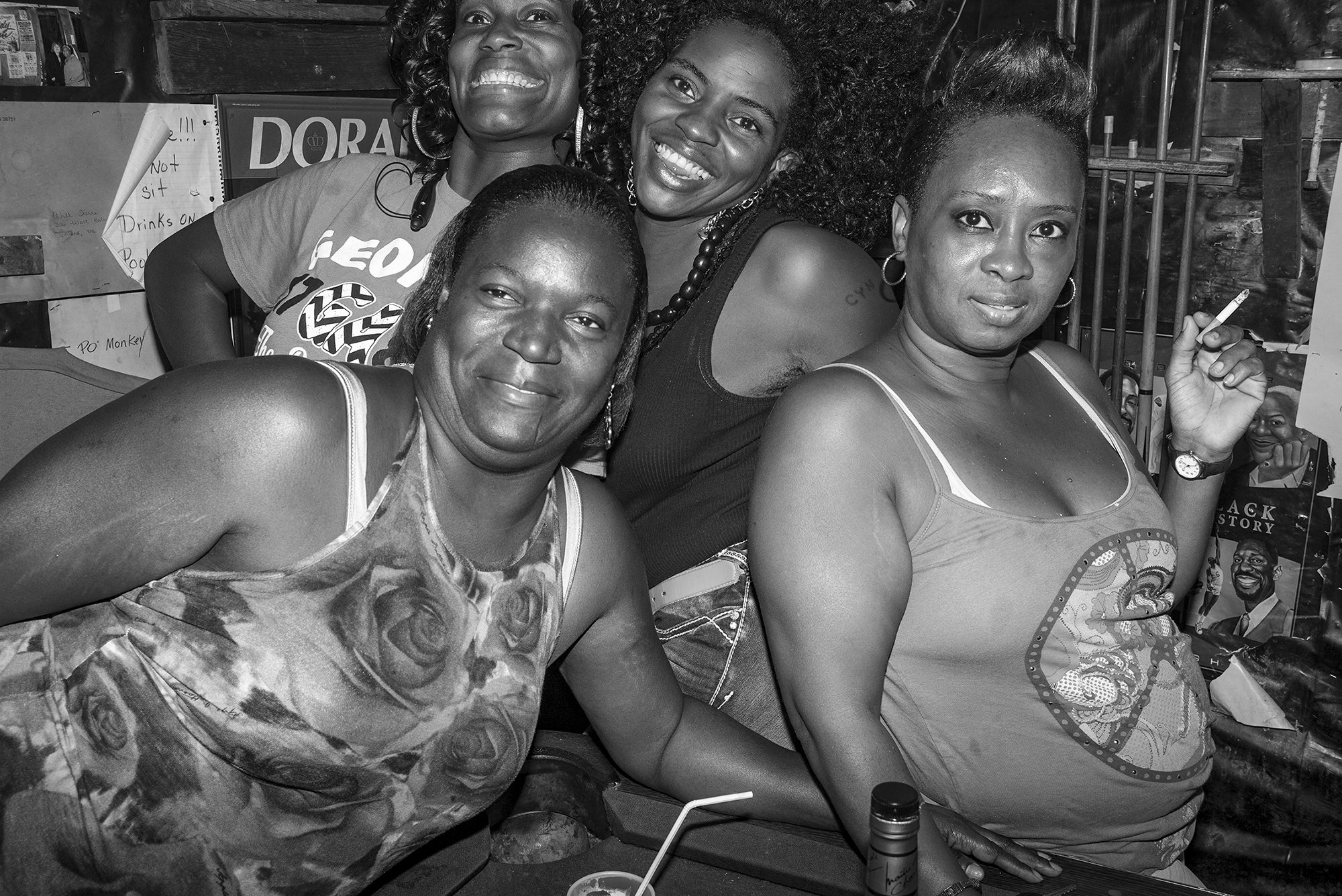 Four women. Poor Monkey’s juke joint. Merigold, Mississippi. 2015.