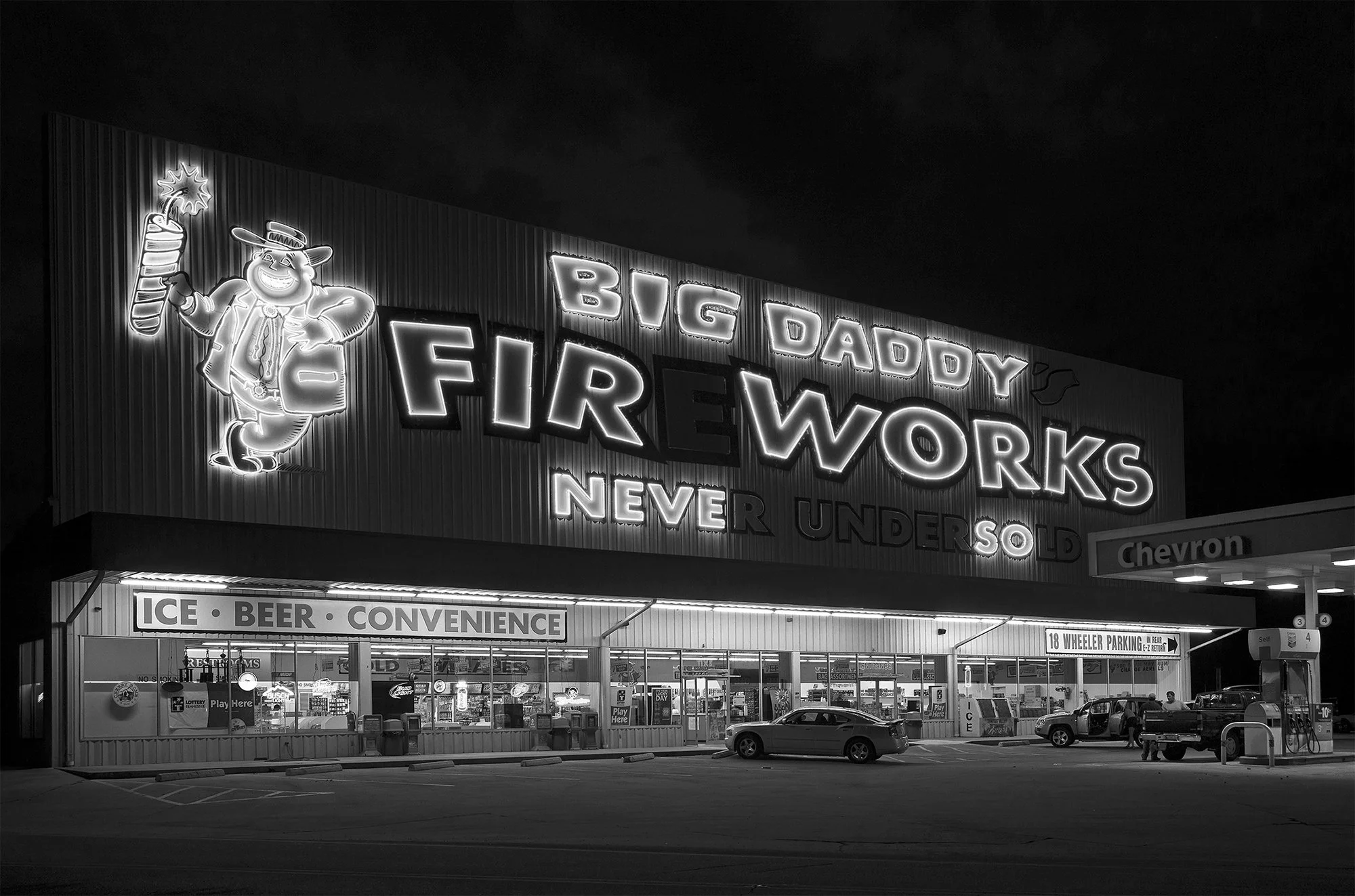 Big Daddy Fireworks, I-24 near Haletown, Tennessee. 2016.