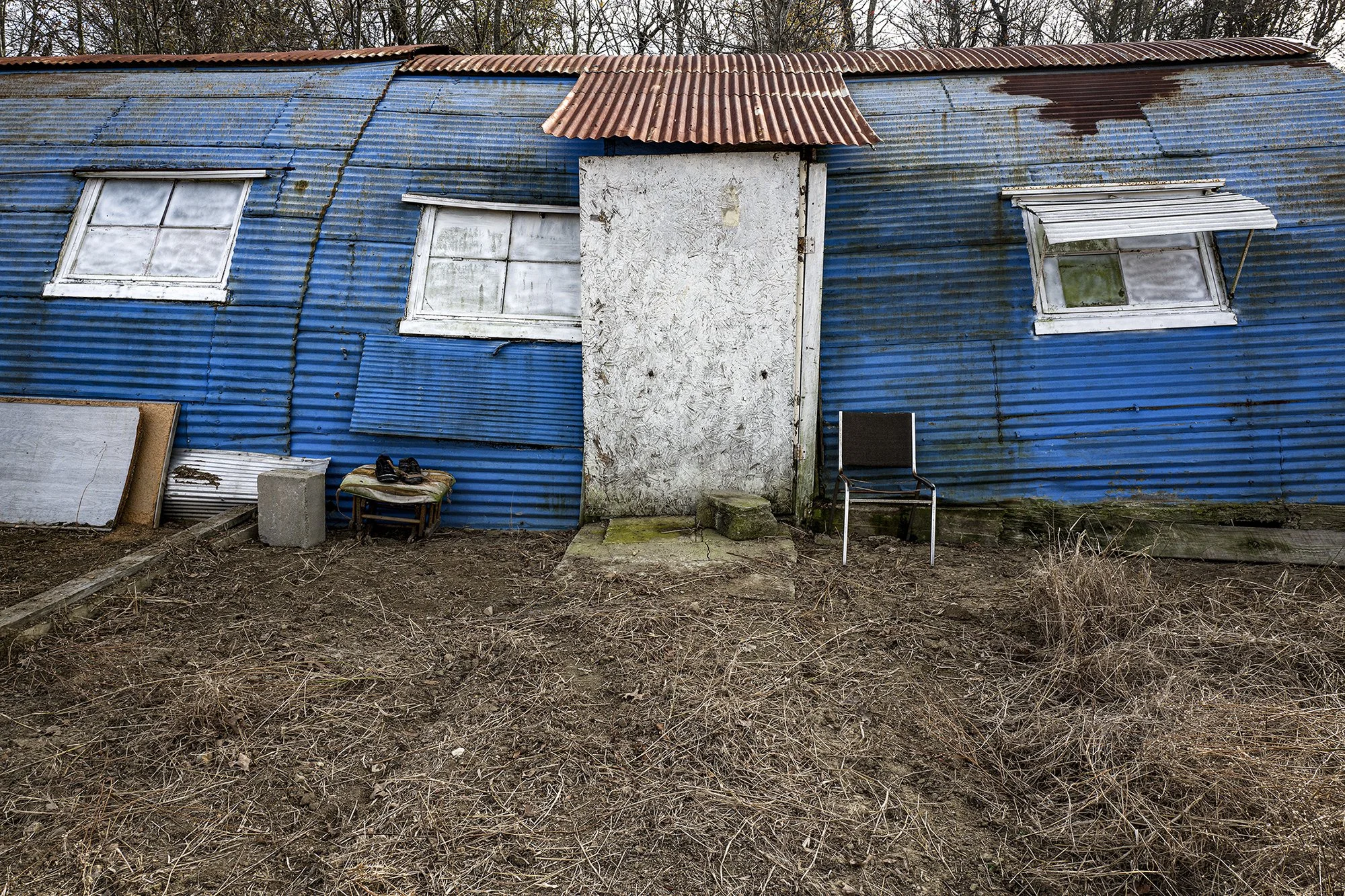 Entrance to Robert “Bilbo” Walker’s Wonder Light City juke joint. Near Clarksdale, Mississippi. 2017.