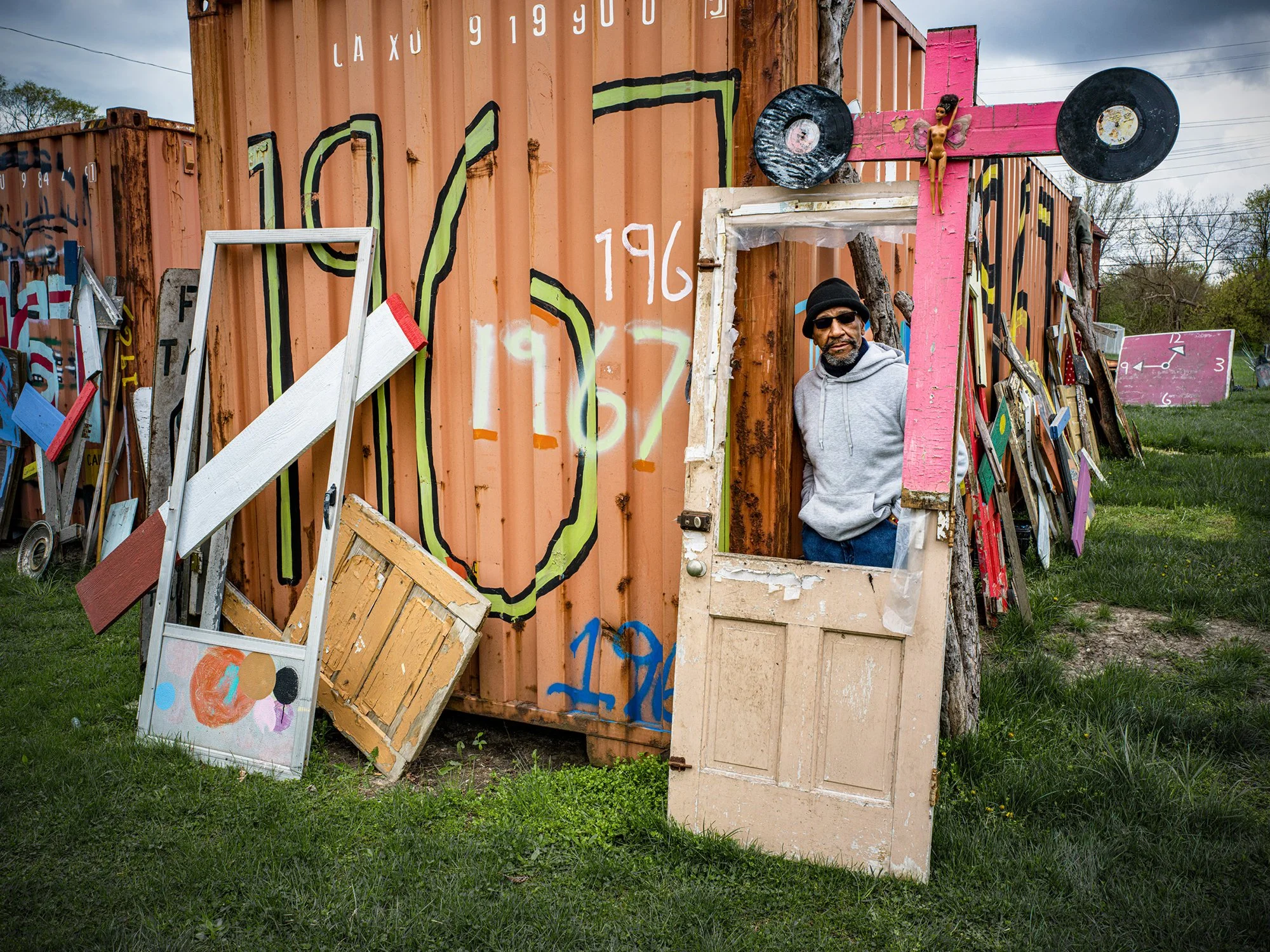 Tyree Guyton, founder of the Heidelberg Project. Detroit, Michigan. 2023.