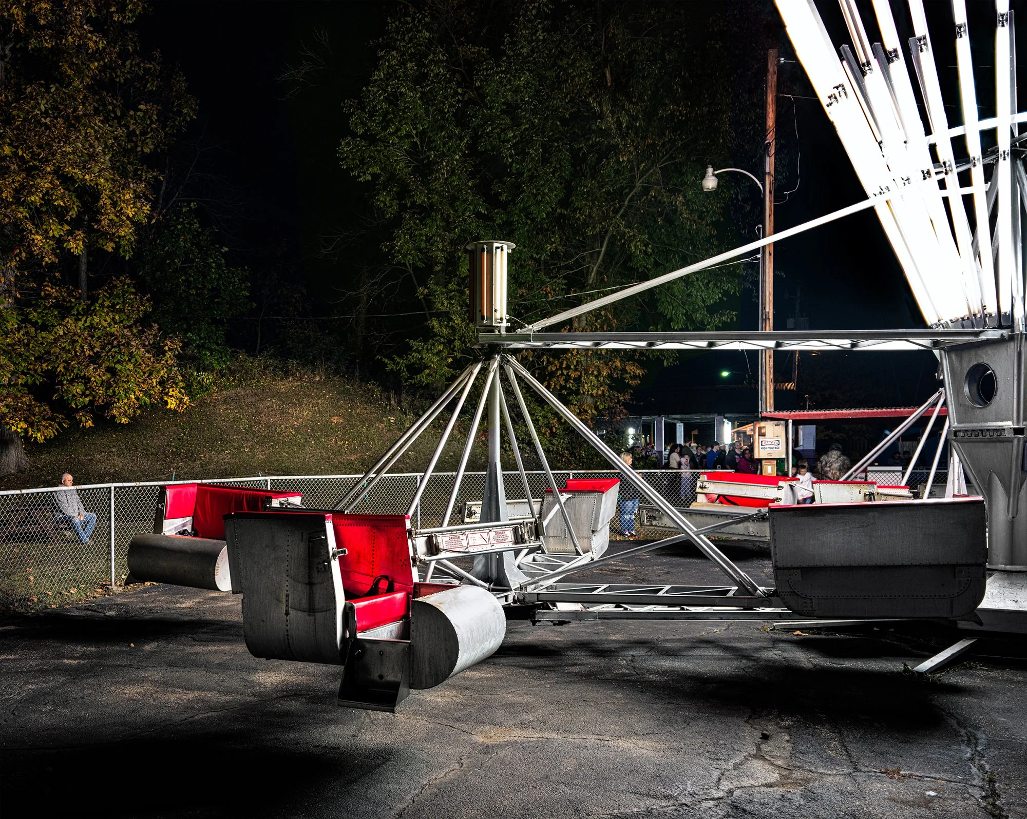 Mound (Adena) on the perimeter of Camden Amusement Park. Huntington, West Virginia. 2023.