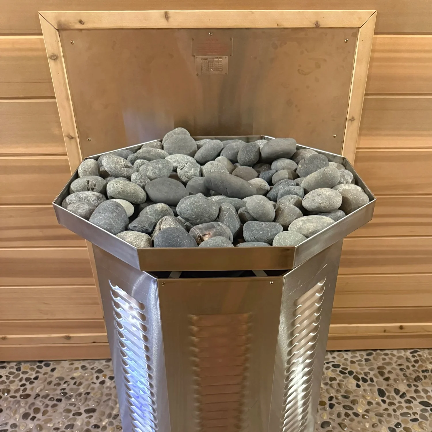 Traditional sauna at Elements STX