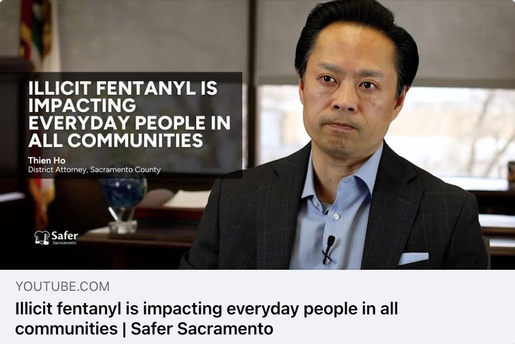 Sacramento County's District Attorney Thien Ho shares the impact of fentanyl facing communities today. (video)