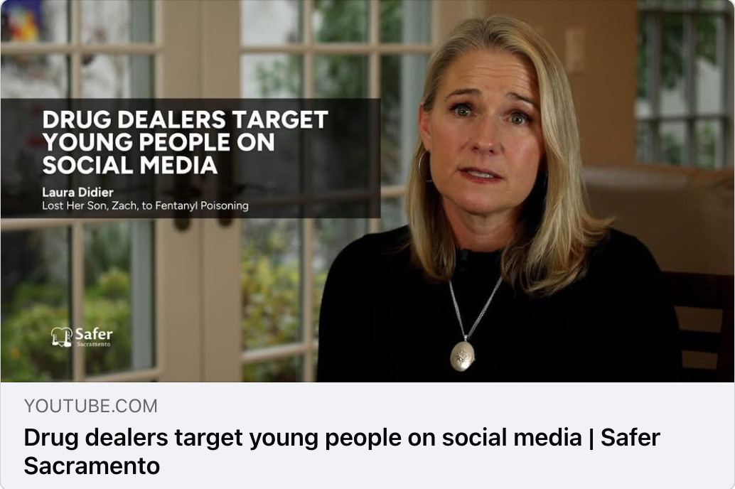 Laura Didier talks about her son's death from fentanyl poisoning. (video)