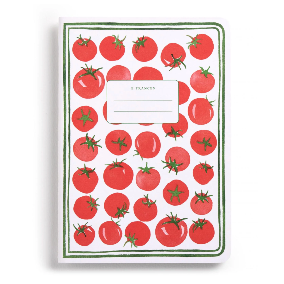 Tomato Stitched Notebook
