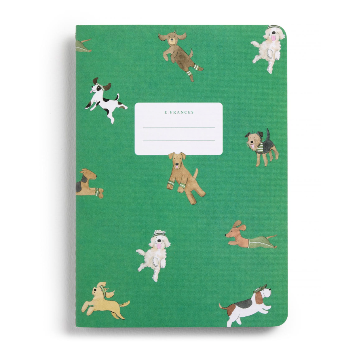Dog Party Stitched Notebook