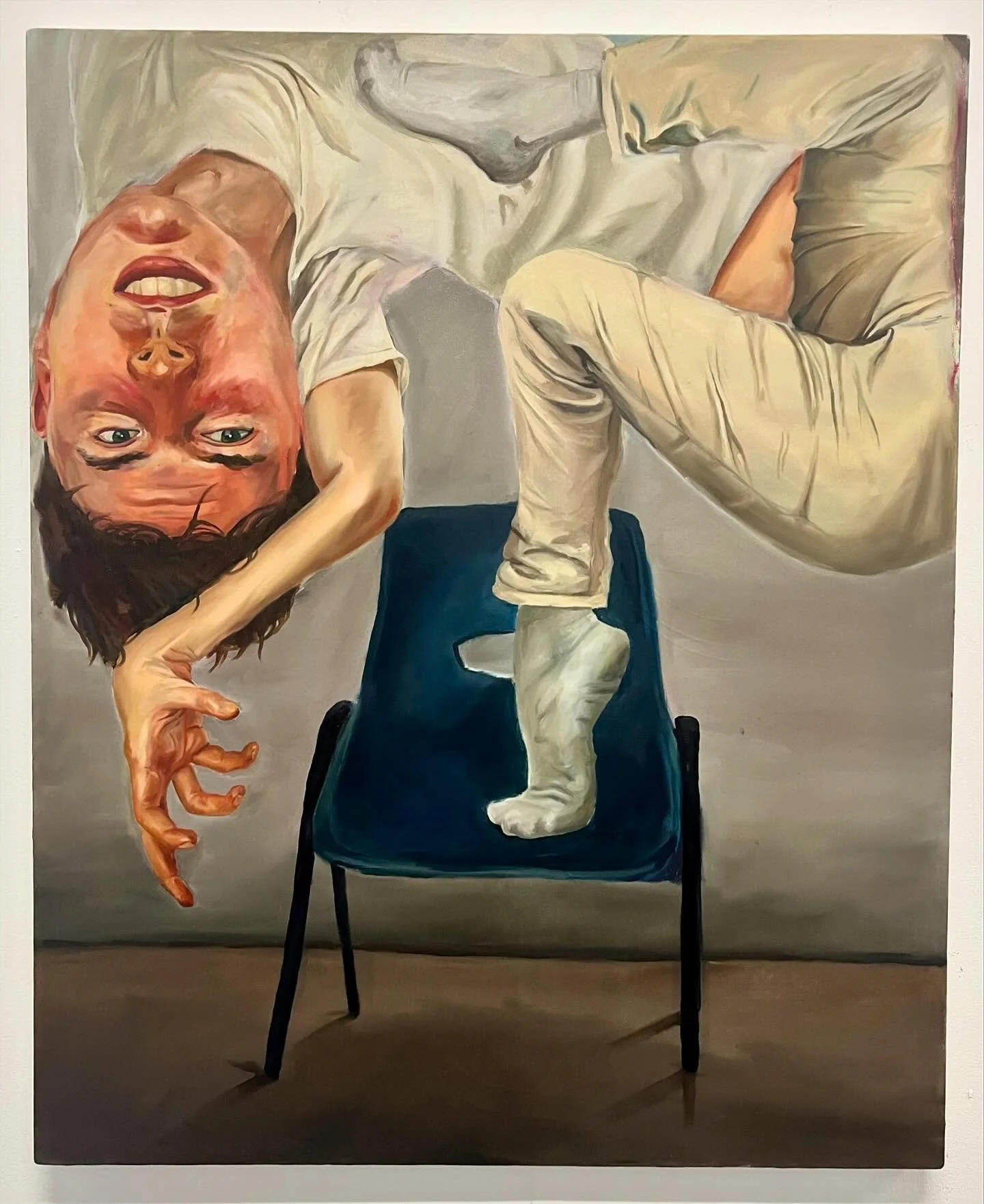 Been focusing on incorporation figures into my paintings this semester. Bit of a change from what i&rsquo;m used to but here is one of my pieces 😅😃