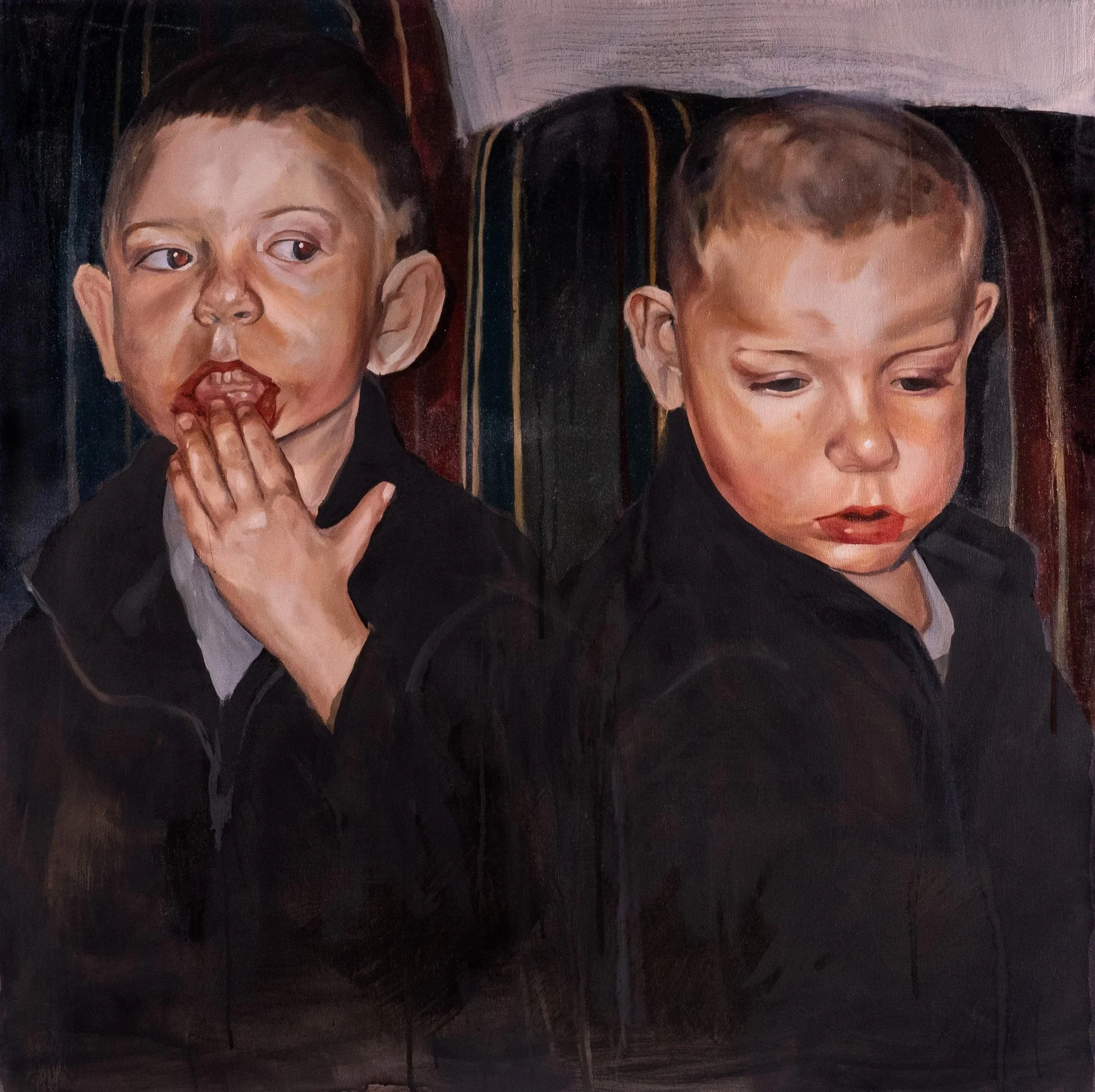 Look No More -100cm x 100cm, Oil on Canvas