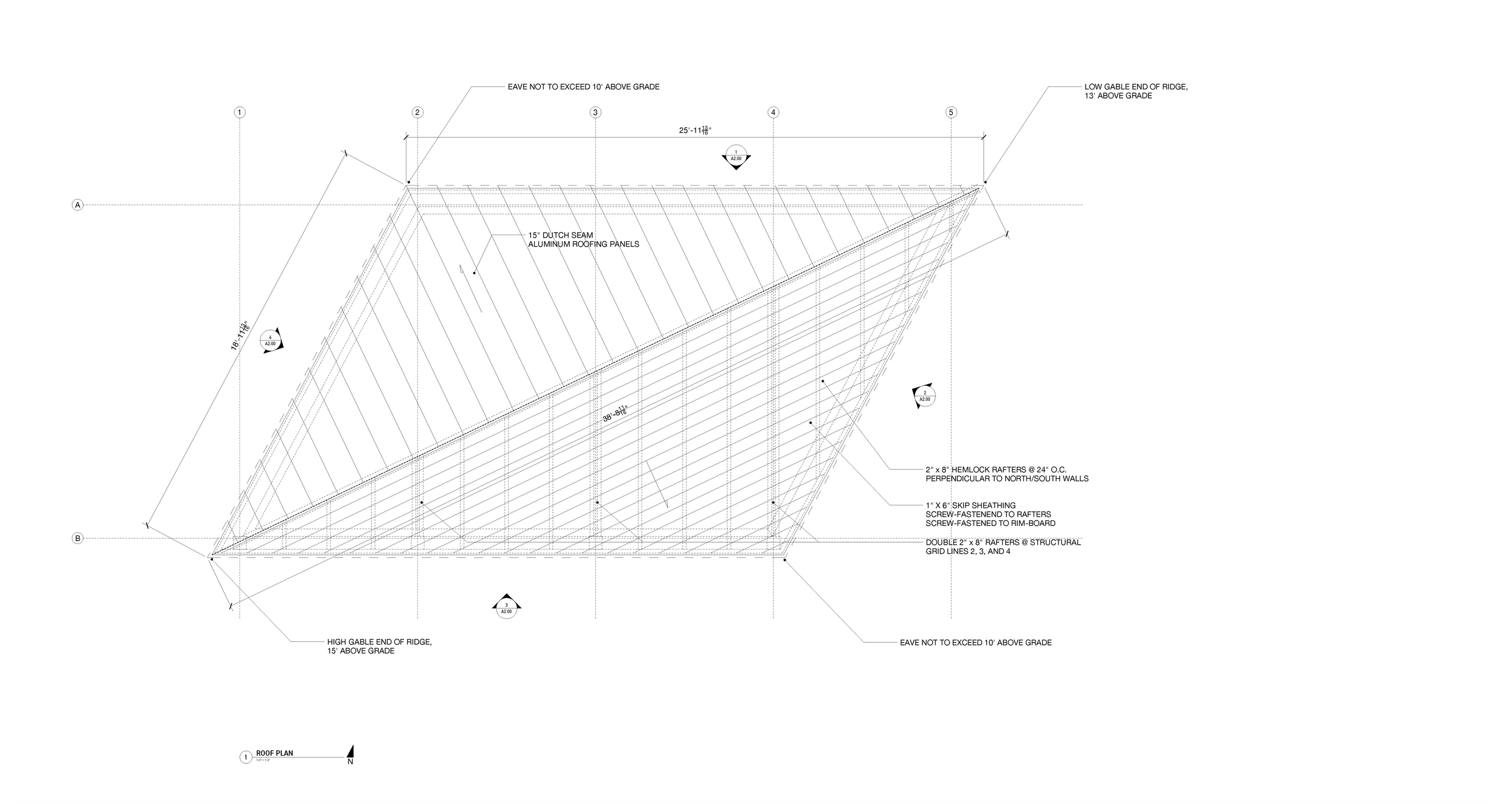 Roof plan