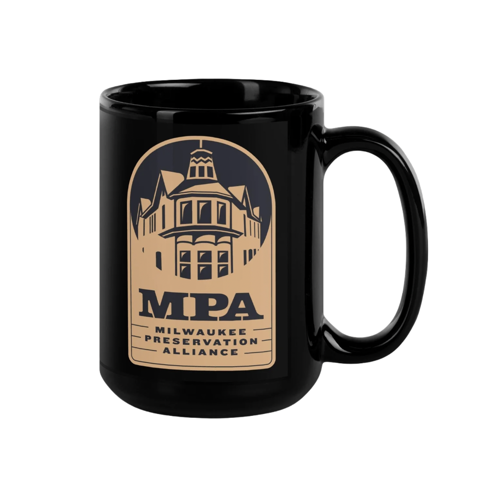 MPA Black Glossy Mug