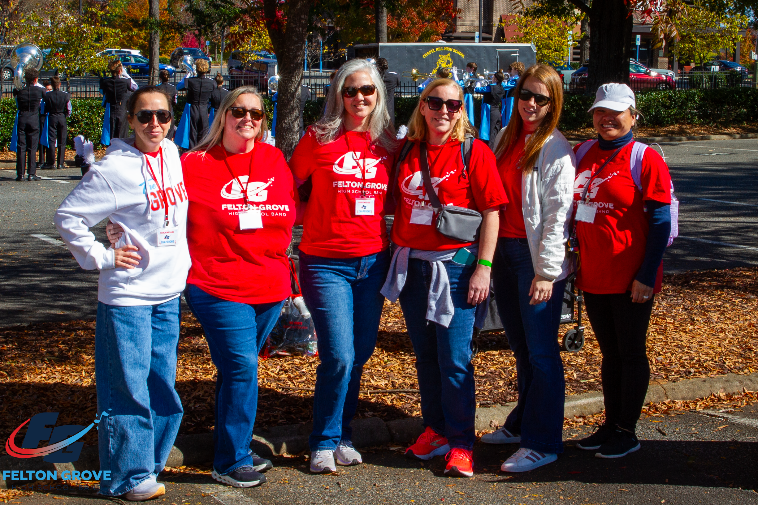 Chaperones at Cary Band Day 2025