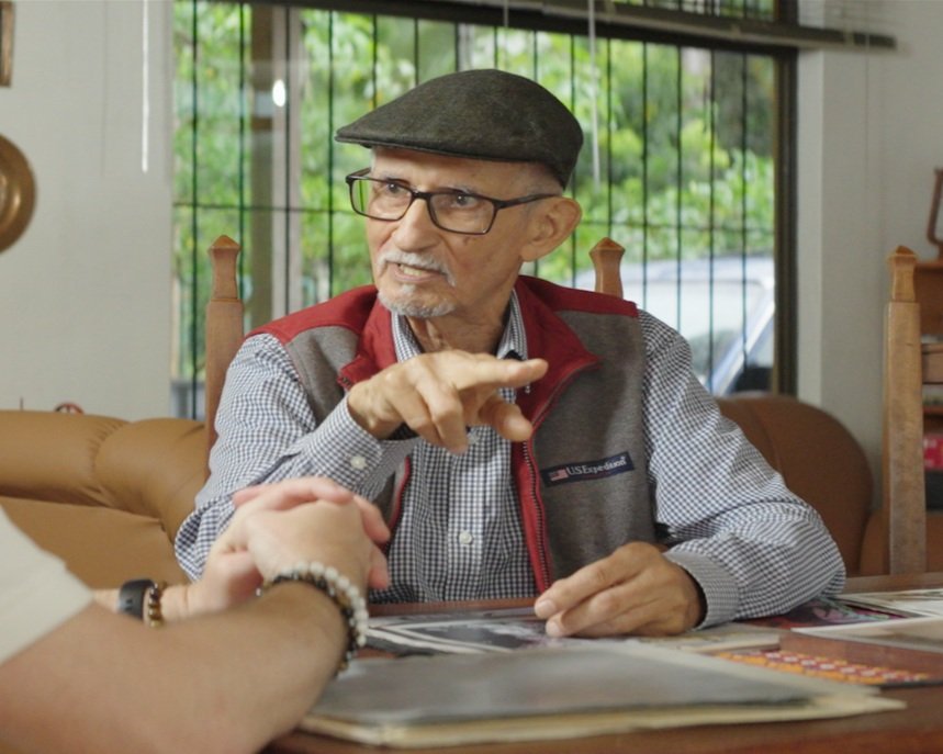 Sergio Loaiza talking about his famous 1971 UFO/UAP photo over Lake Cote and other encounters with extraterrestrials.