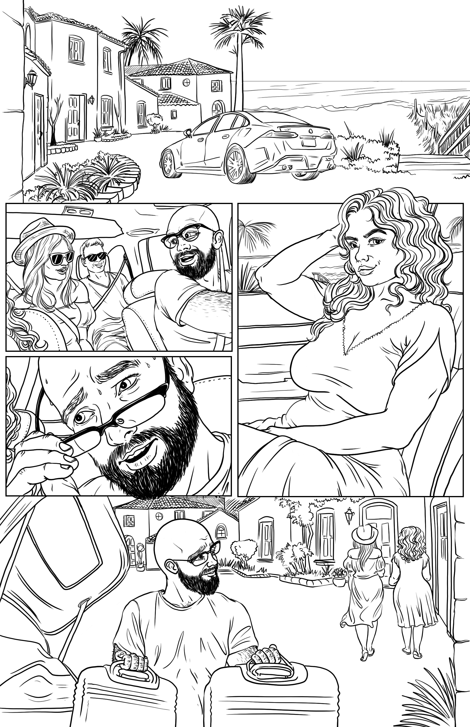 Sven and Vanessa Page 1 Linework.png