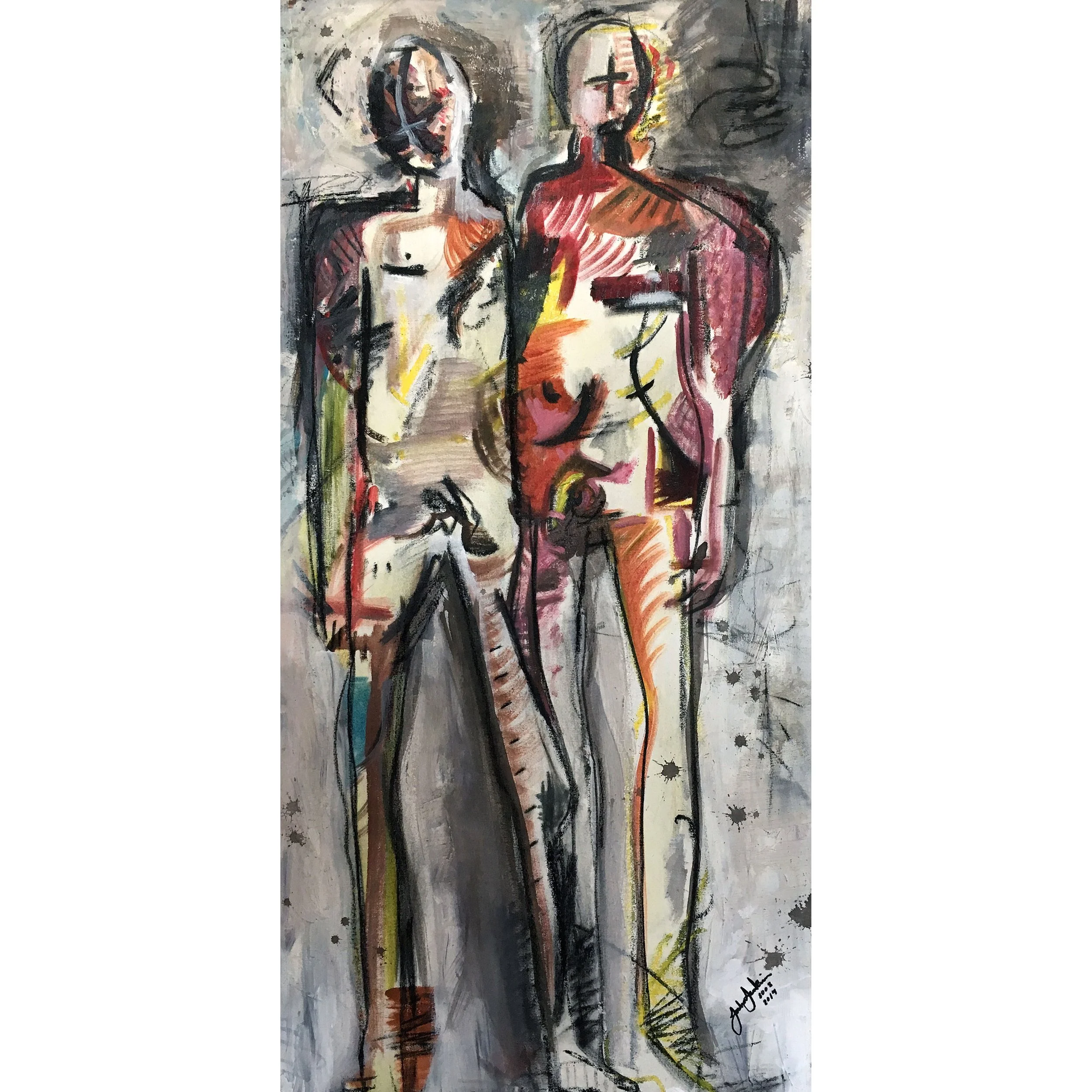 Untitled (Two Men Standing Nude)