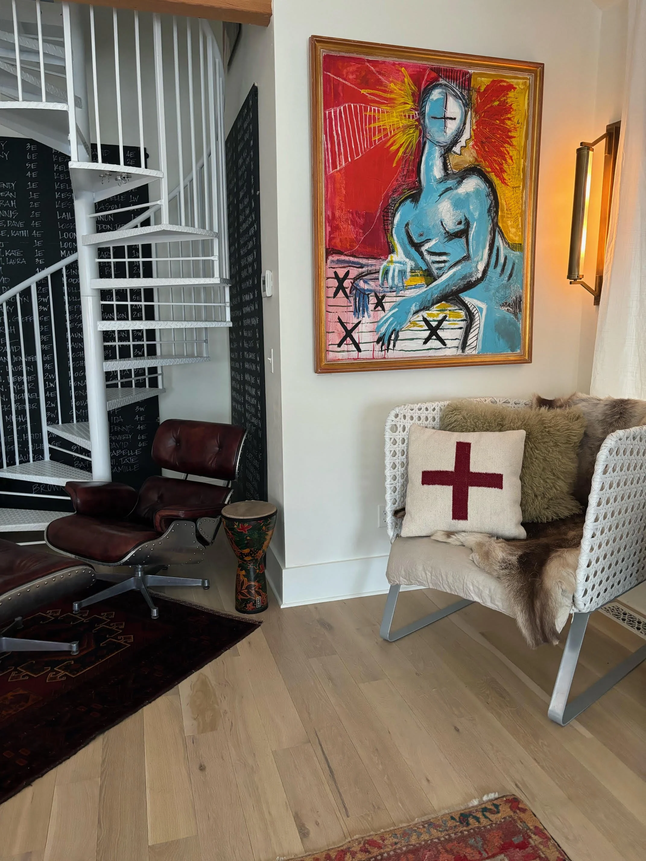 M.F.H. (2012) Hanging in collectors home