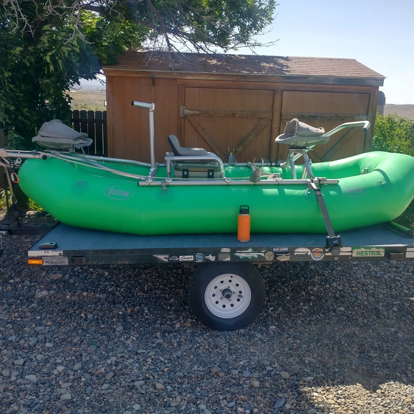 Preparing for the skinny water unfortunately.