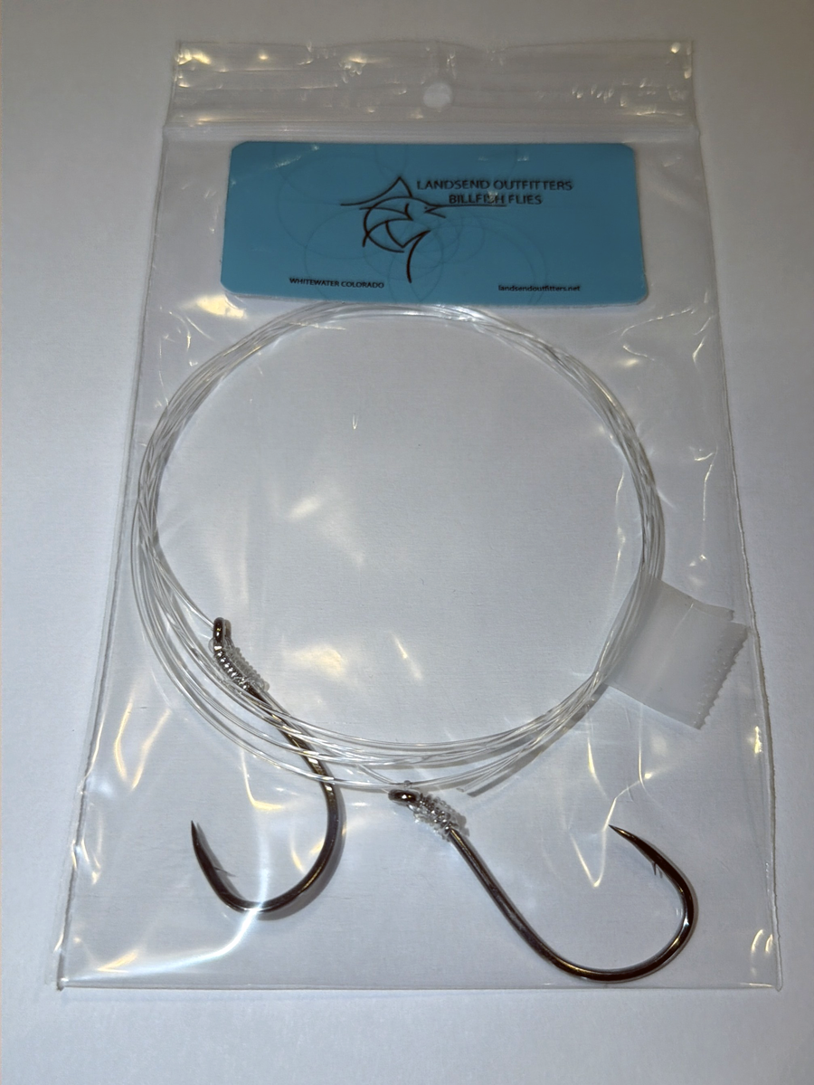 Leaders: Tandem Snelled Fluorocarbon 6FT Leader
