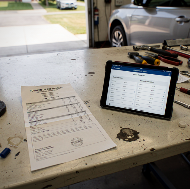 Totaled or Repairable? How That Call Actually Gets Made