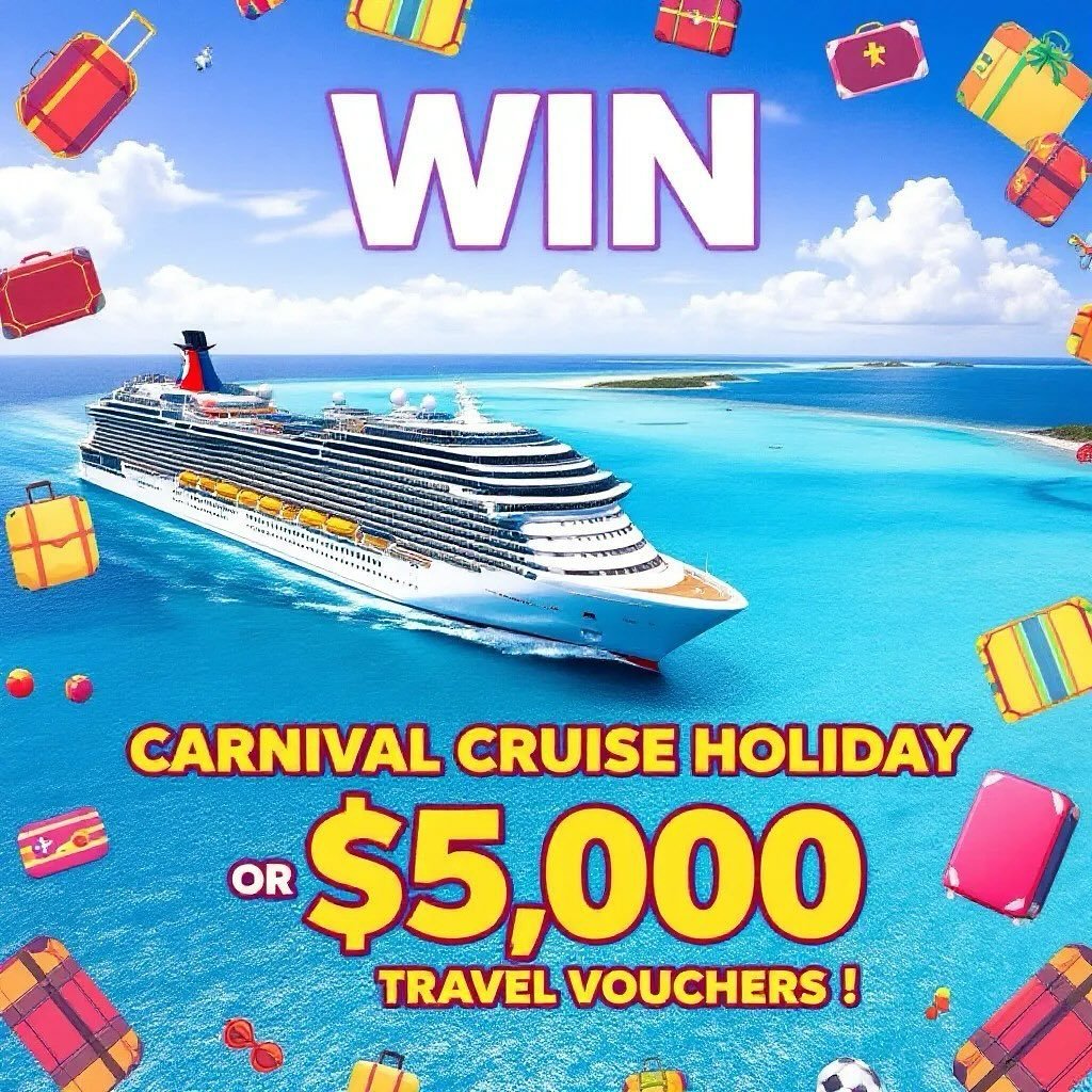 π¨ Mother’s Day Giveaway π
Jump on our website and grab yourself a membership to be in the chance to win a Carnival Cruise holiday package for 4 people or $5,000 travel voucher!! The choice is yours ππ»
Link is in the bio π
#ultimateadven