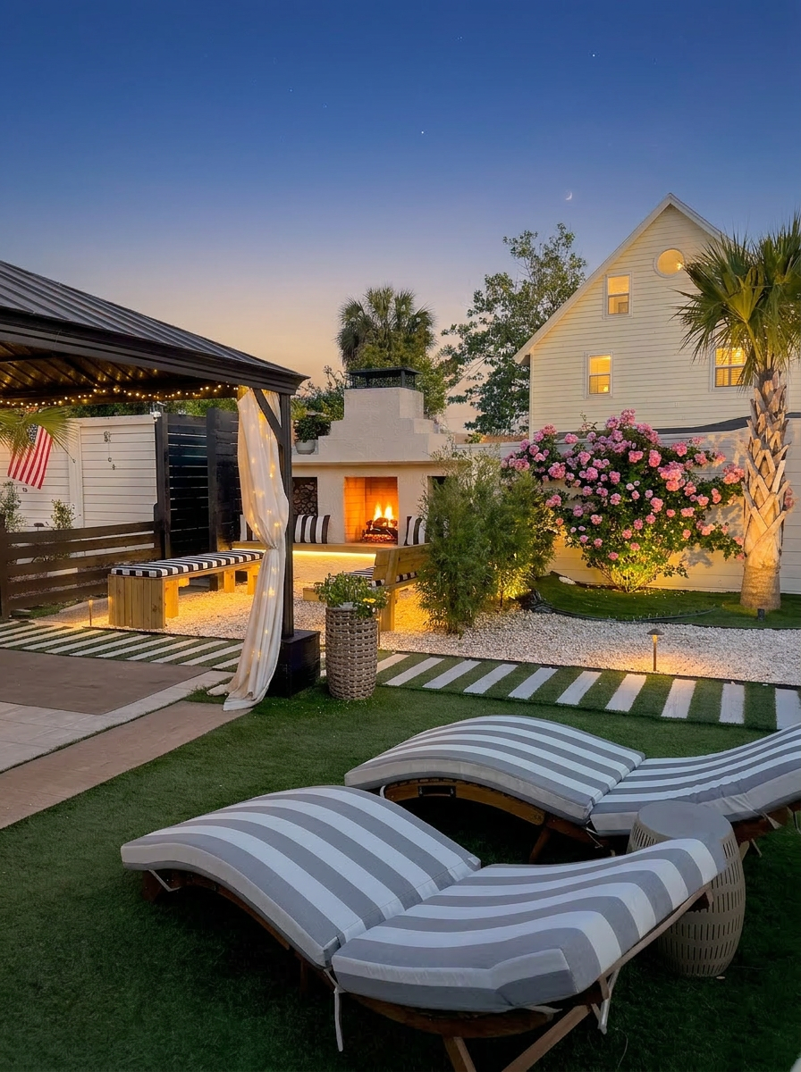 Outdoor Fireplace