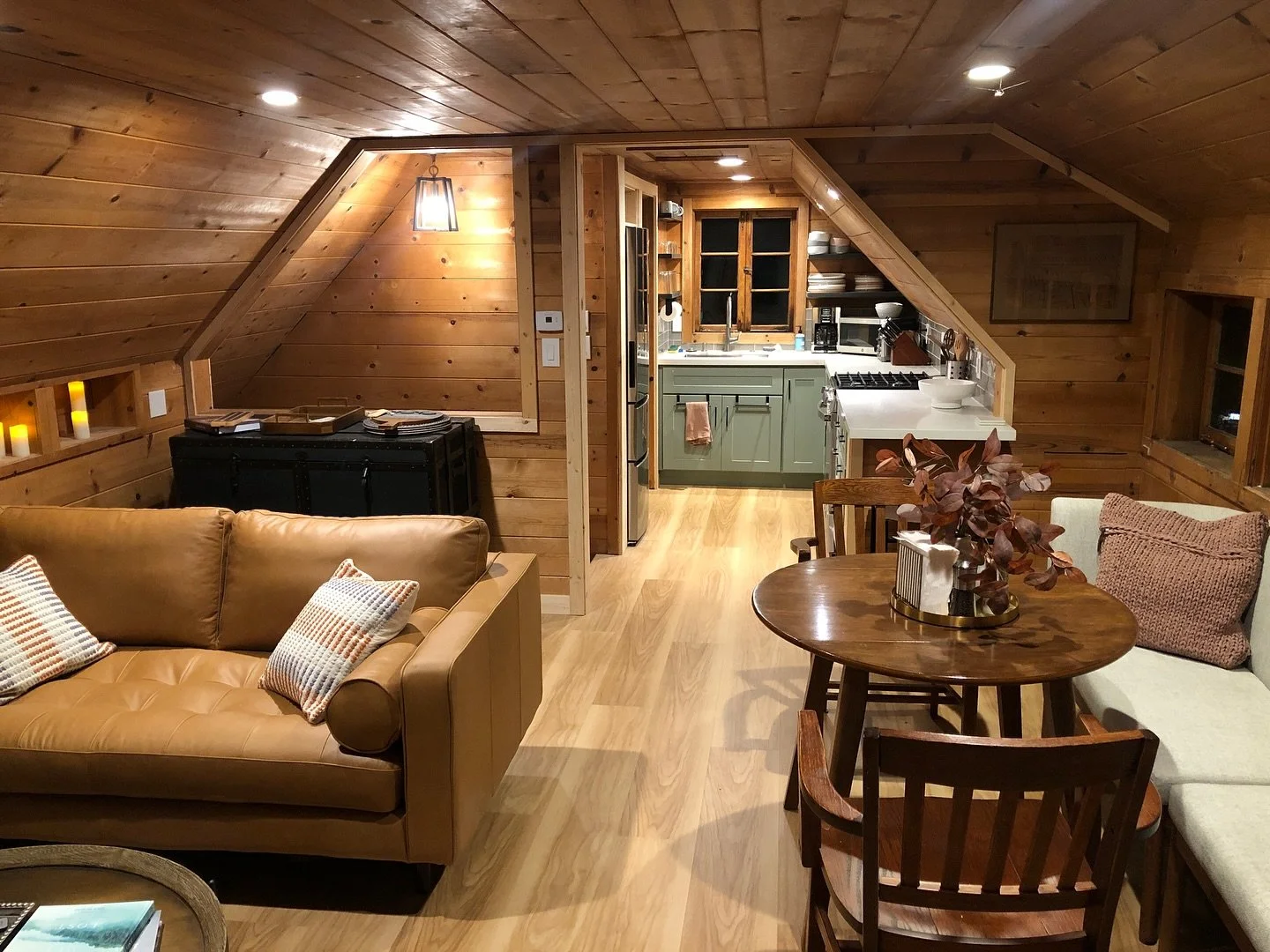 Tahoe Cabin &ndash; Completed Two years of weekend work, Etsy orders, and box-by-box setups later&mdash;and we finally got to sleep in the cabin again.
It&rsquo;s still full of that old family character, but with thoughtful upgrades that make it liva