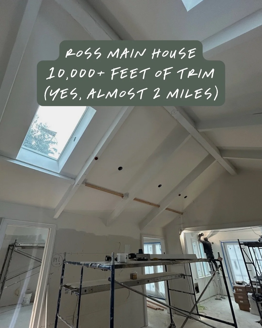 Ross | Trim, Beams + Mockups

Trim, trim, trim. We may have officially bought out all the trim on the West Coast for this project &mdash; over 10,000 linear feet so far, and it&rsquo;s been great to see this trim start coming together.

🔹 Trim Packa