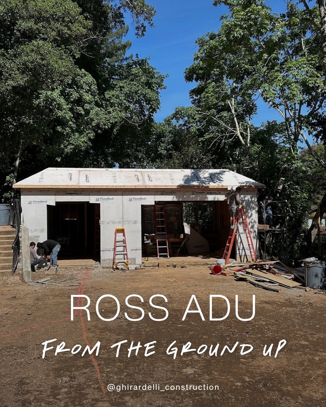 Ross ADU | Building From the Ground Up

What does it take to build an ADU from scratch? This.

🔷 Underground First Before anything goes vertical, the site has to be right. Retaining walls formed, steel tied, waterproofing membrane set, and undergrou