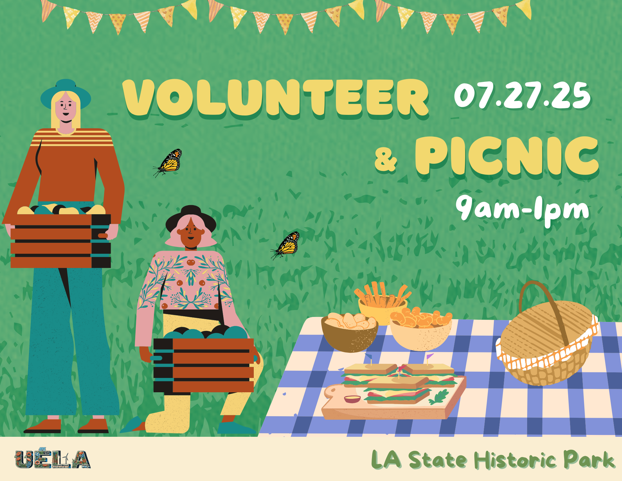 UELA Summer Volunteer + Picnic