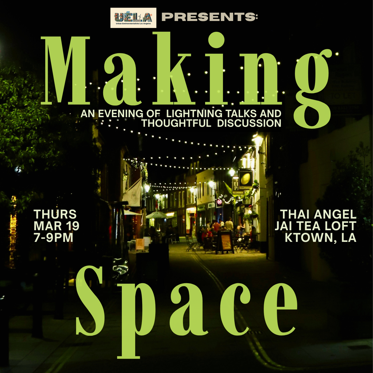 Lightning Talks: Making Space