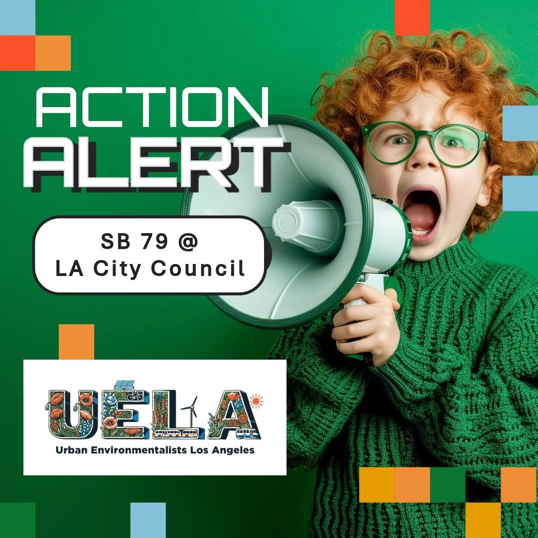 ⚡ Action Alert: SB 79 comes to LA City Council tomorrow morning.

This is an important vote for climate action and fair housing &mdash; and we need you to weigh in today.

SB 79 would bring more homes to high-opportunity neighborhoods near transit. O