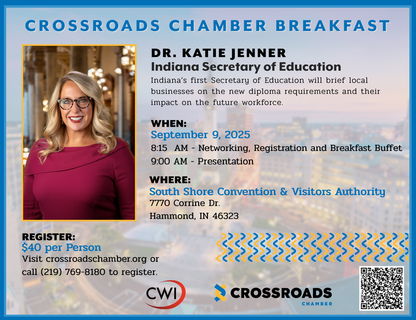 CROSSROADS CHAMBER BREAKFAST