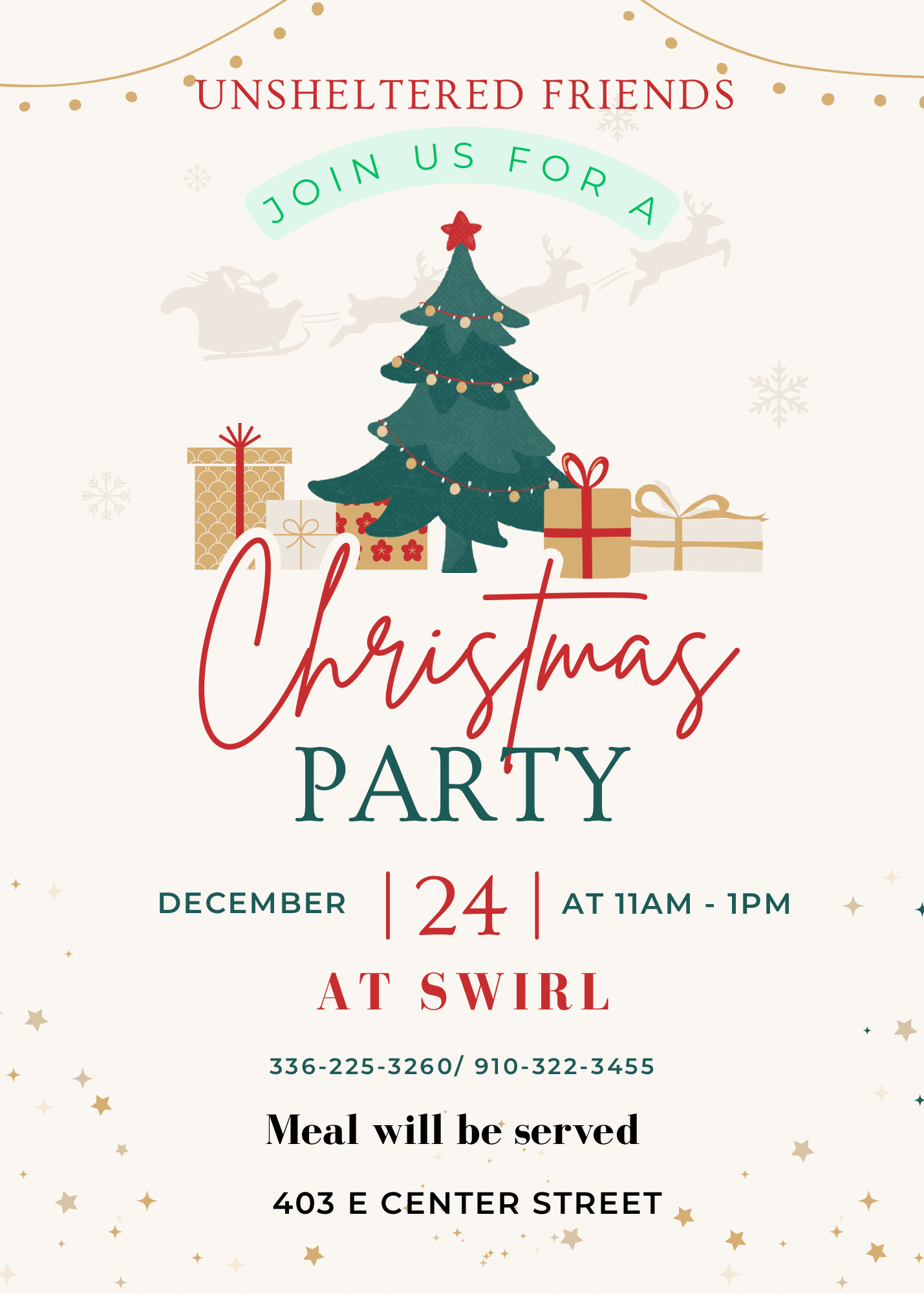 Beige and Green Modern Christmas Party Invitation.png